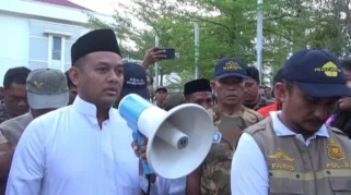 AJI dan PFI Surabaya Gelar Aksi Tuntut Pembebasan Empat Jurnalis Indonesia Ditahan Israel