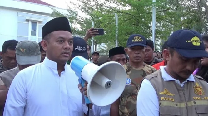 AJI dan PFI Surabaya Gelar Aksi Tuntut Pembebasan Empat Jurnalis Indonesia Ditahan Israel