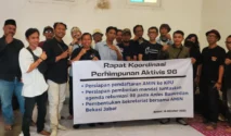 Aktivis 98 Gelar Konsolidasi di Bekasi Memperingati 28 Tahun Reformasi