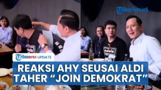 Aldi Taher Cium Tangan AHY Usai Resmi Gabung Demokrat, Ketum Partai Beri Respons