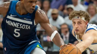 Anthony Edwards Mainkan Tim Minnesota Meski Cedera di Game 1 Semifinal Barat