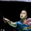 Anthony Sinisuka Ginting Tersingkir di Babak 32 Besar Thailand Open 2026