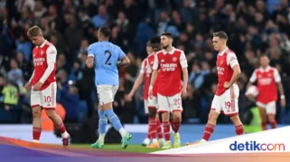 Arsenal Kalah Selisih Gol dari Man City, Persaingan Juara Liga Inggris Makin Ketat