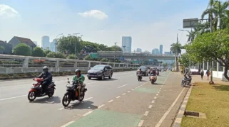 Arus Lalu Lintas di Senayan Ramai Lancar Jelang Rapat Paripurna DPR RI KEM-PPKF 2026