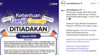 Aturan Ganjil Genap di Jakarta Tidak Berlaku Saat Libur Iduladha 2026