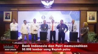 Bank Indonesia Musnahkan Ratusan Ribu Uang Rupiah Palsu Bersama Polri dan Botasupal