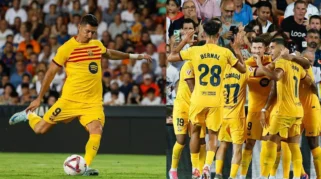 Barcelona Takluk dari Valencia, Lewandowski Tutup Karier dengan Gol Perpisahan