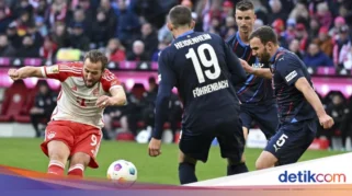 Bayern 3-3 Heidenheim: Drama Enam Gol dan Rotasi Pemain Utama