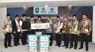 BAZNAS Salurkan Bantuan Rp5 Miliar dari Masyarakat Indonesia untuk Palestina