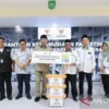 BAZNAS Terima Sedekah Daging Rp853 Juta untuk Palestina dan Sumatra dari Jaringan Sekolah Islam Terpadu