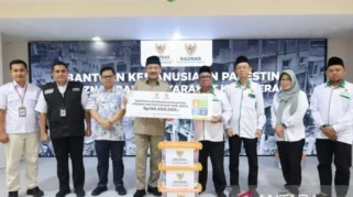 BAZNAS Terima Sedekah Daging Rp853 Juta untuk Palestina dan Sumatra dari Jaringan Sekolah Islam Terpadu