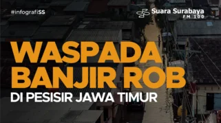 BMKG Keluarkan Peringatan Banjir Rob di Wilayah Pesisir Jawa Timur Hingga 21 Mei 2026