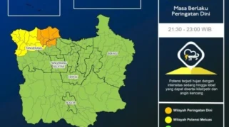 BMKG Prediksi Hujan Melanda Seluruh Wilayah Jabodetabek pada Sabtu Sore