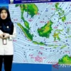 BMKG Prediksi Hujan Ringan di Sebagian Besar Jabodetabek Hari Ini