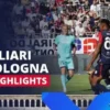 Bologna vs Cagliari Berbagi Angka di Serie A, Klasemen Tetap Stabil