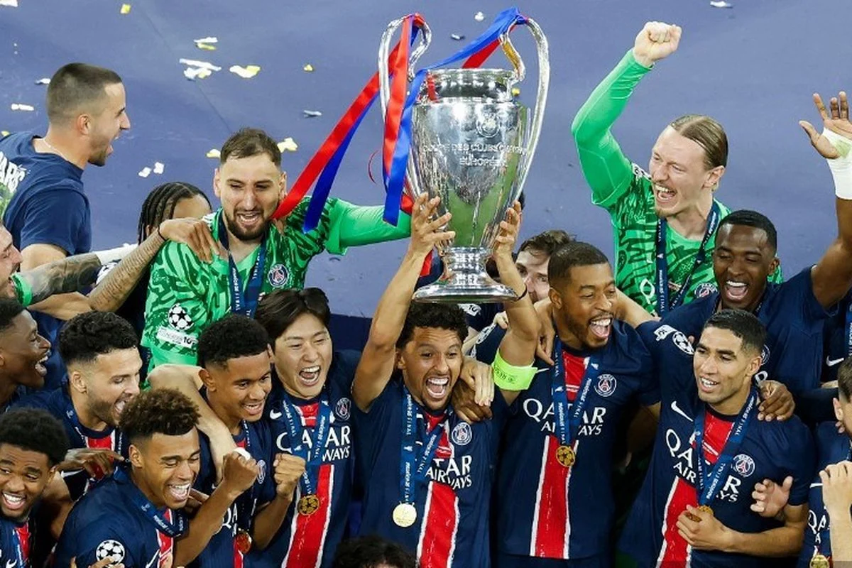 Bonus Juara Liga Champions untuk Pemain Arsenal Cuma Rp 4,25 M, Pemain PSG Rp 20 M!
