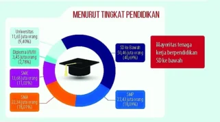 BPS.go.id: Hanya 13% Tenaga Kerja Indonesia Berpendidikan Tinggi, Lulusan SD Masih Dominan