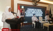 Bupati Ipuk Lantik 52 Pejabat Baru di Banyuwangi dan Tekankan Pentingnya ASN Turun ke Lapangan