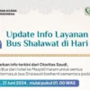 Bus Shalawat Jemaah Haji Indonesia Berhenti Sementara Tiap Jumat, Ini Jadwalnya