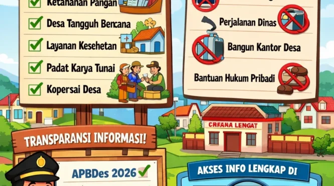 Camat Rambipuji Pimpin Langsung Monitoring Bantuan Keuangan Desa 2026 untuk Perkuat Transparansi