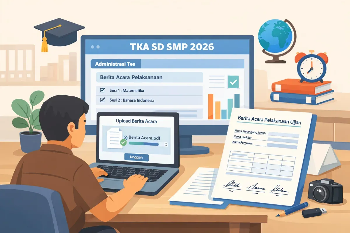 Cara Cetak Nilai Hasil TKA SD SMP 2026 secara Mandiri dan Online