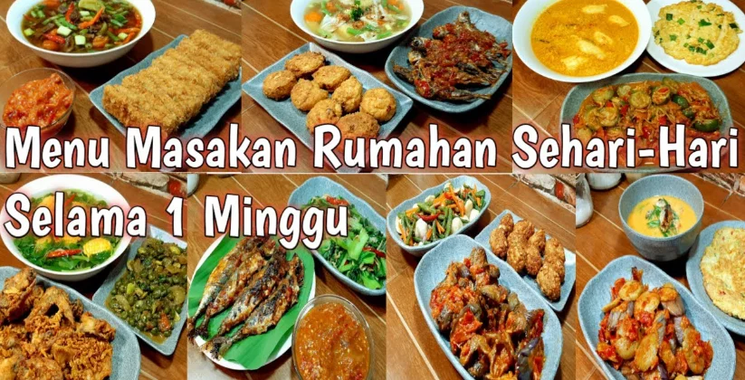 Contoh Menu Harian dengan Bahan Lokal Indonesia