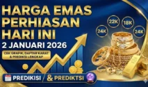 Daftar Harga Emas Perhiasan Terbaru Jelang Iduladha 2026 di Pasar Domestik Indonesia