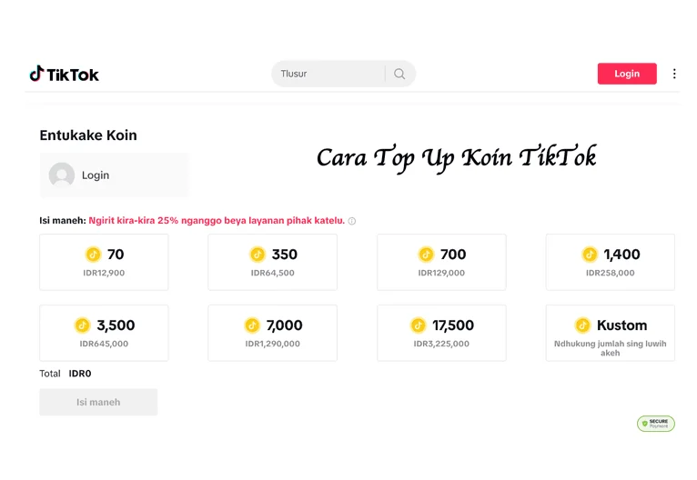 Daftar Harga Koin TikTok Terbaru 2026 dan Cara Top Up Murah yang Perlu Diketahui