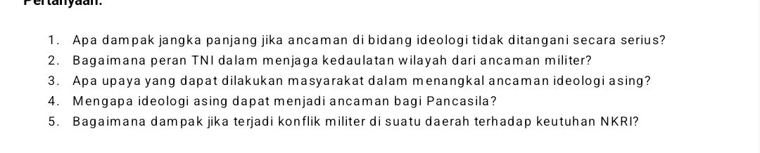 Dampak Jangka Panjang Jika Tidak Ditangani