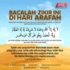 Doa, Zikir, dan Ucapan Menyambut Hari Arafah Jelang Iduladha 1447 H