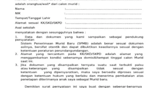 Download PDF SPTJM SPMB 2026 dan Cara Membuat Surat Pernyataan Tanggung Jawab Mutlak yang Benar