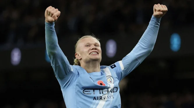 Erling Haaland Bawa Manchester City Dekati Arsenal Usai Kemenangan atas Brentford