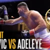 Filip Hrgovic Menang TKO atas Dave Allen di Ronde Ketiga