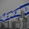 Foto: Warga Tehran Injak Gambar Bendera AS dan Israel di Jalan Kota