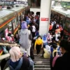 Gangguan Operasional KRL Serpong-Tanah Abang Picu Penumpukan Penumpang Selasa Pagi
