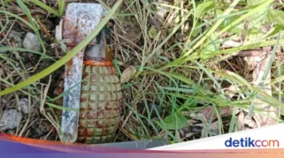 Geger! Granat Tangan Ditemukan di Kebun Karet Glenmore, Polisi Lakukan Disposal