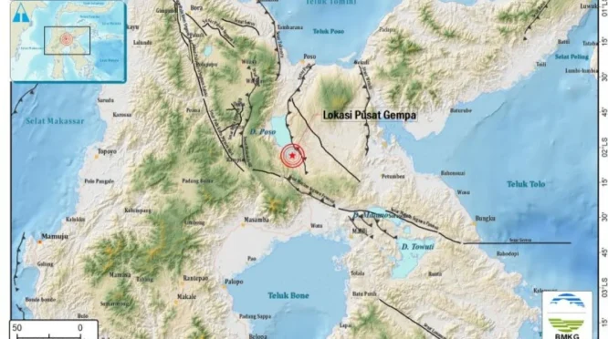 Gempa Magnitudo 2,1 Mengguncang Poso Sulawesi Tengah, BMKG Pastikan Tidak Berpotensi Tsunami