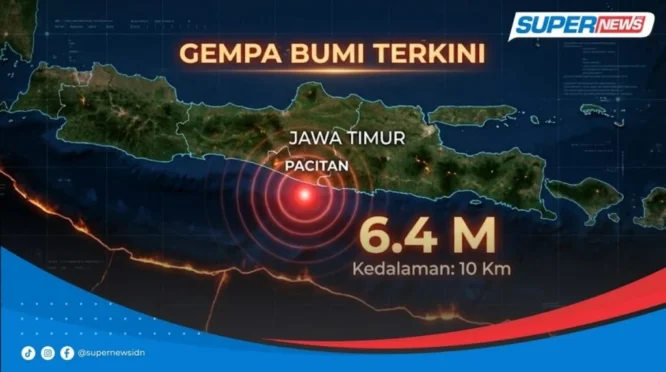 Gempa Magnitudo 2,3 Mengguncang Pacitan Jawa Timur pada Mei 2026