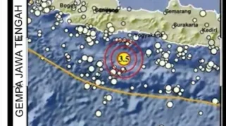 Gempa Magnitudo 2,3 Terasa di Wonogiri Jawa Tengah, BMKG Pastikan Aman dari Tsunami