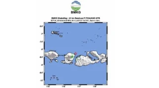 Gempa Magnitudo 2,4 Guncang Pulau Panjang NTB Pagi Ini