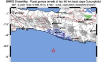 Gempa Magnitudo 2,5 Terasa di Gunungkidul DIY pada 21 Mei 2026