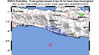 Gempa Magnitudo 2,5 Terasa di Gunungkidul DIY pada 21 Mei 2026