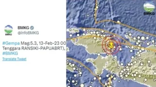 Gempa Magnitudo 2,9 Terjadi di Kabupaten Kaimana Papua Barat, BMKG Pastikan Tidak Berpotensi Tsunami