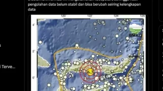 Gempa Magnitudo 3,1 Guncang Barat Daya Pohuwato, Gorontalo