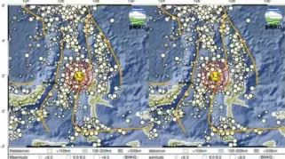 Gempa Magnitudo 3,8 Guncang Barat Laut Halmahera Barat Maluku Utara