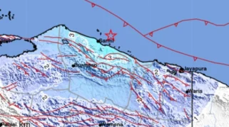 Gempa Magnitudo 3,8 Mengguncang Wilayah Timur Laut Sarmi Papua