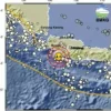 Gempa Magnitudo 4,6 Guncang Kabupaten Sukabumi Malam Ini