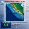 Gempa Magnitudo 5,3 Guncang Bengkulu Selatan, BMKG Tegaskan Tidak Berpotensi Tsunami