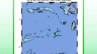 Gempa Magnitudo 6,4 Guncang Laut Banda, BMKG Pastikan Tak Berpotensi Tsunami
