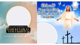 Gratis, Ini Link Twibbon Kenaikan Yesus Kristus 2026 untuk Media Sosial